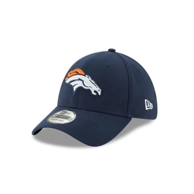 Blue Denver Broncos Hat - New Era NFL Team Classic 39THIRTY Stretch Fit Caps USA5069127